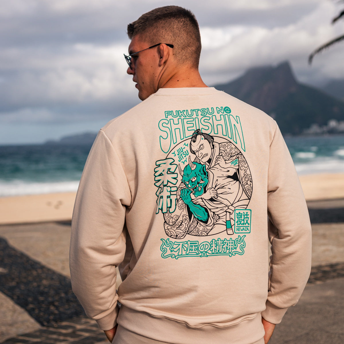 Mikina Crewneck Fukutsu (béžová)