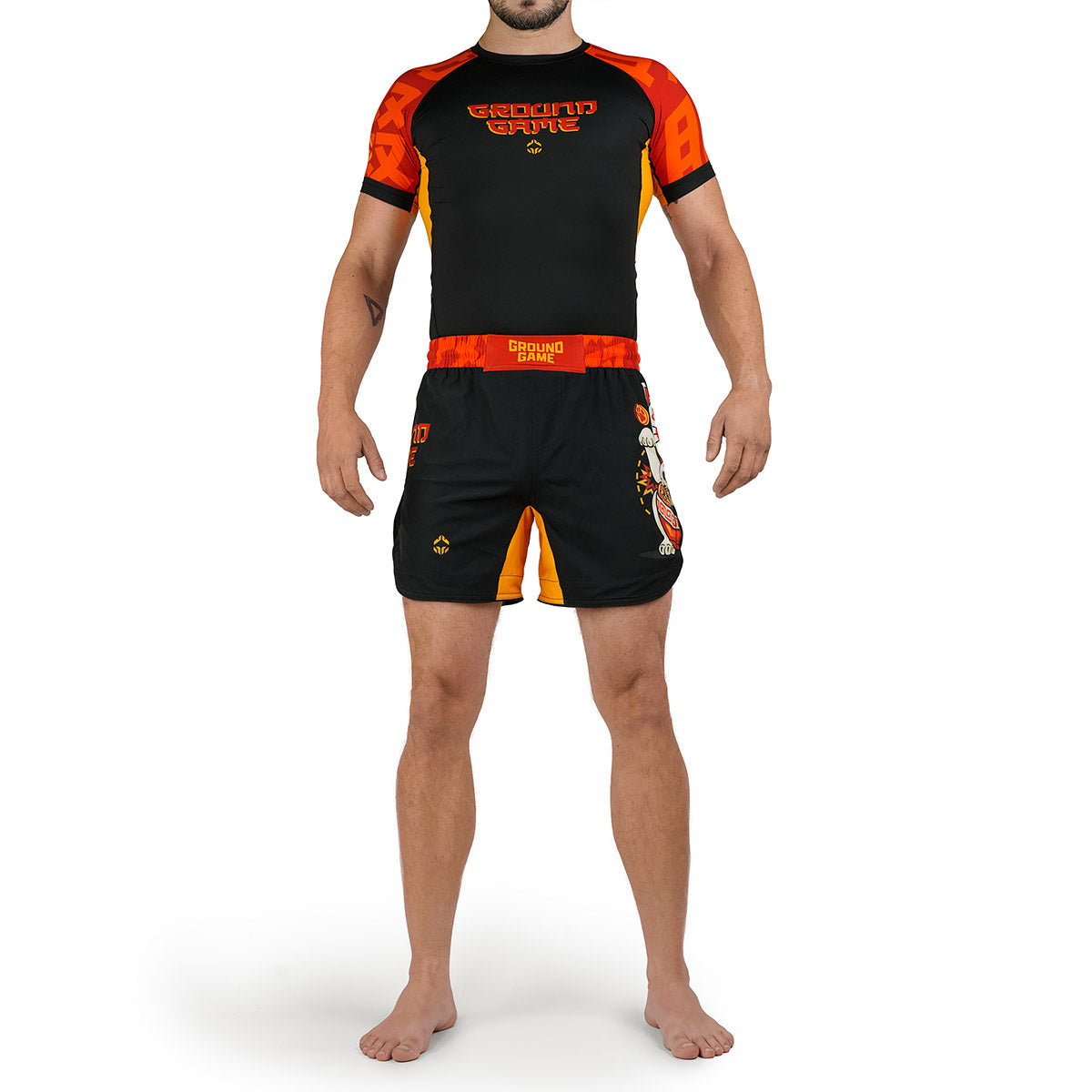 Lehké MMA Šortky Ramen Cat