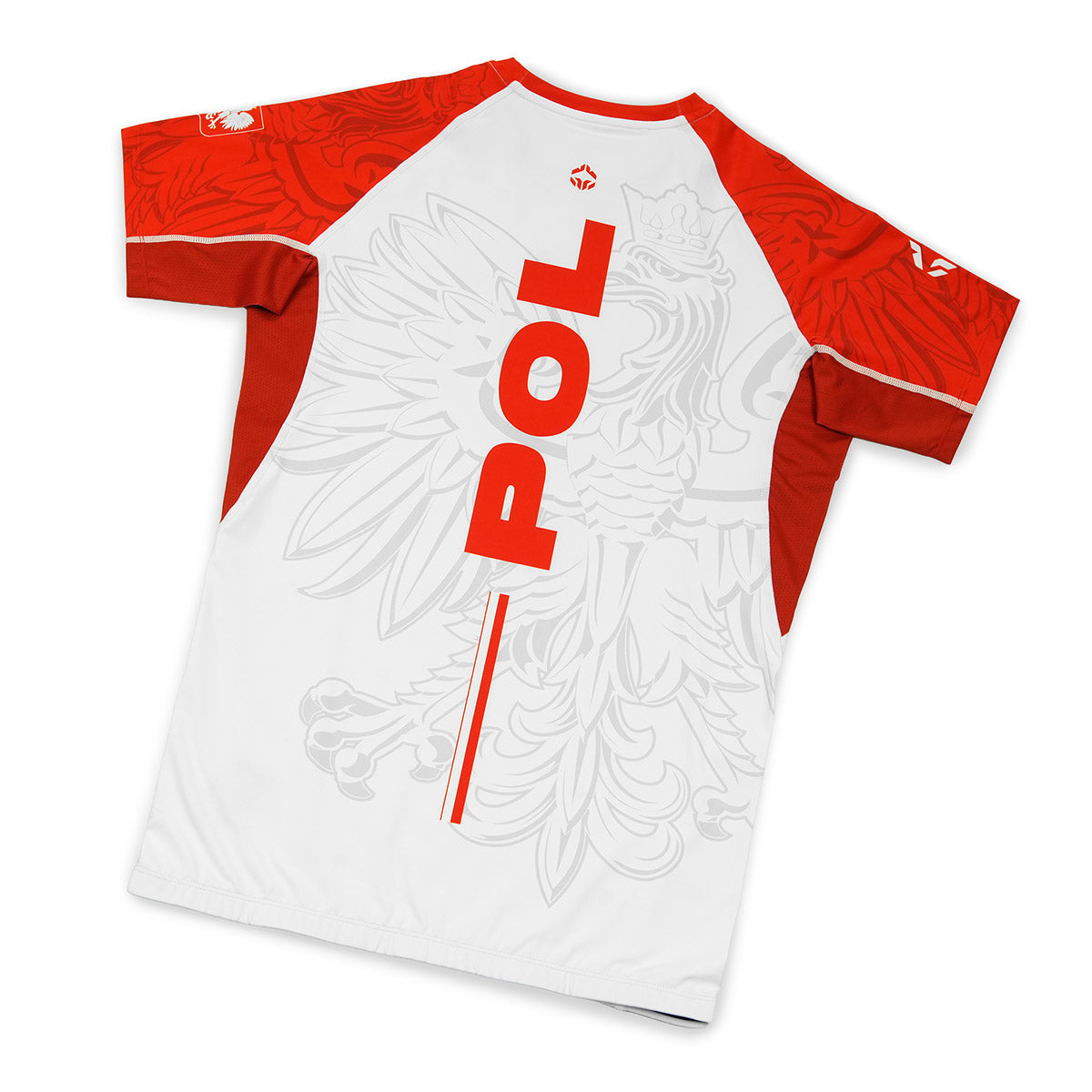 Rashguard Polsko 3.0 krátký rukáv (Bílá)