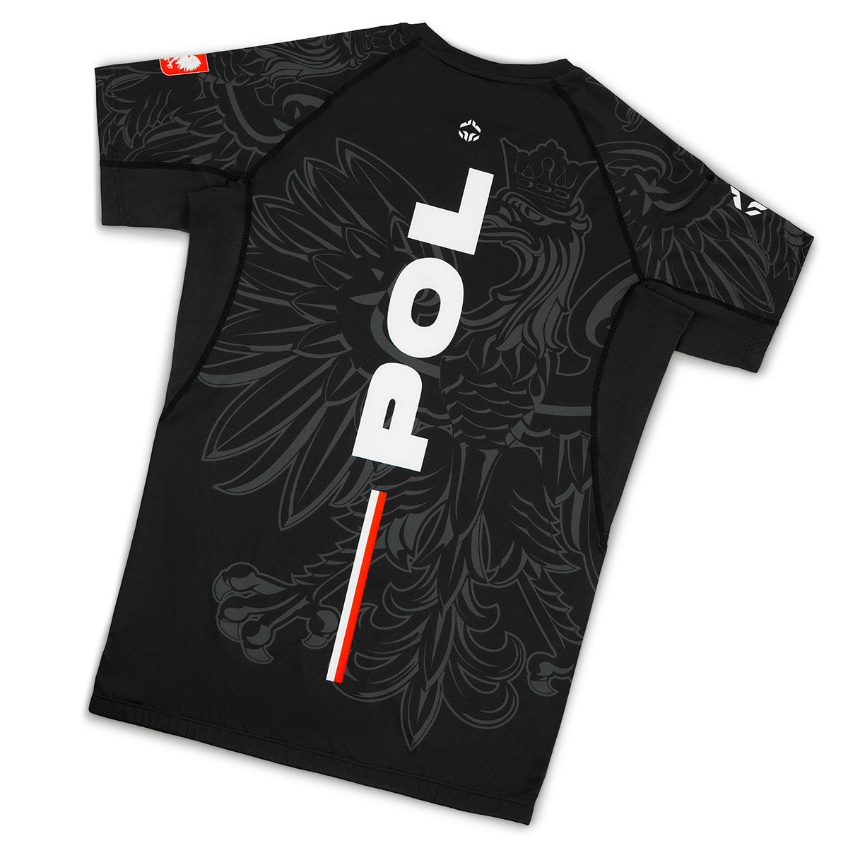 Rashguard Polsko 3.0 krátký rukáv (Černá)