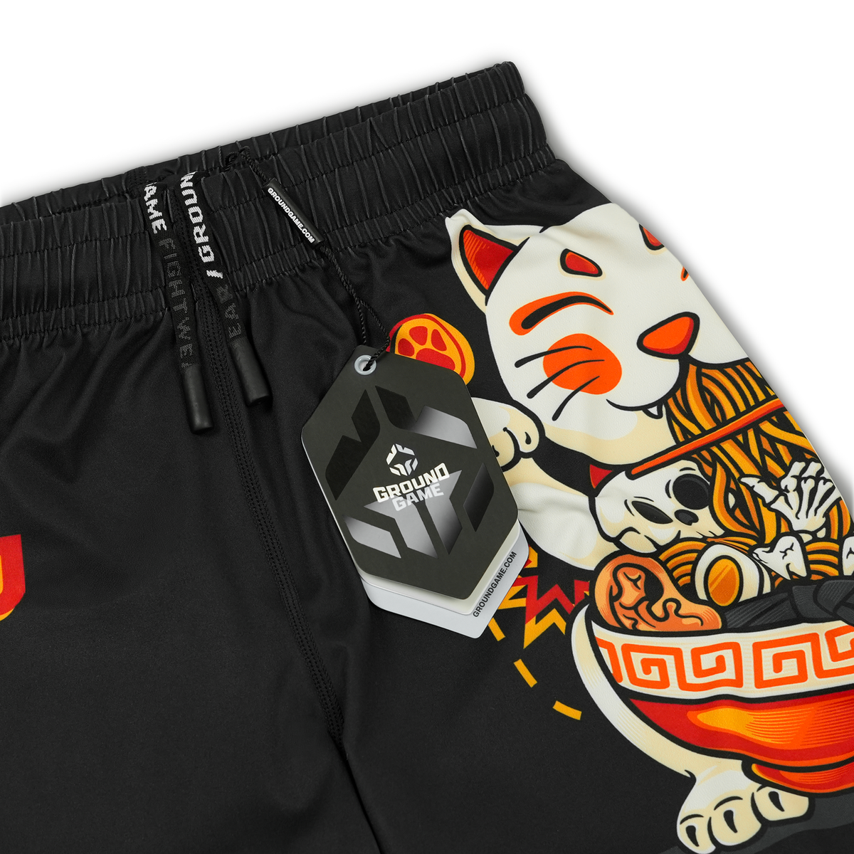 Dětské tréninkové šortky Ramen Cat