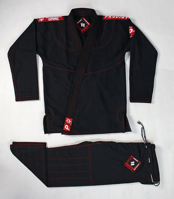 GI na BJJ pro teenagery Prodigy (černé) + pás ZDARMA