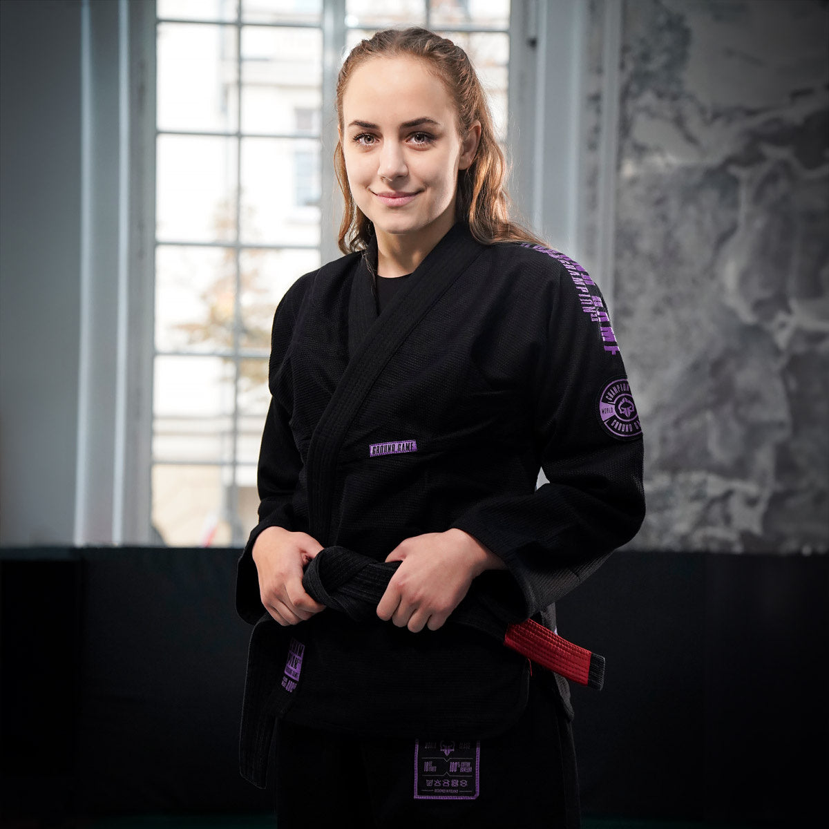 Dámské BJJ kimono/GI Champion 3.0 Lavender (černé) + pásek ZDARMA