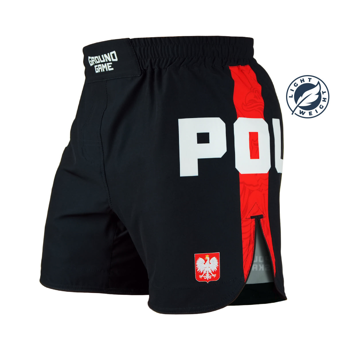 Lehké MMA šortky Polska 2.0 (černé)