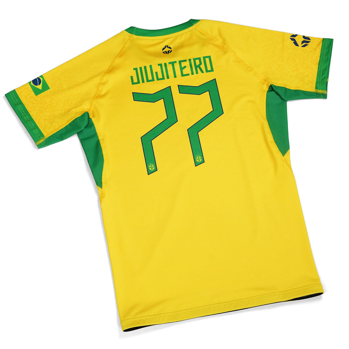 Rashguard Brazil Football s krátkým rukávem