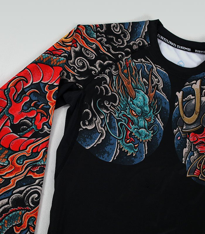Rashguard Bushido 3.0 s dlouhým rukávem (černý)
