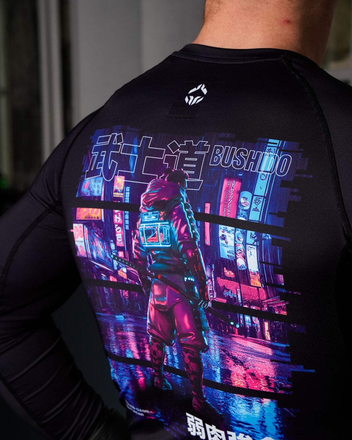 Rashguard Cyber Samurai s dlouhým rukávem