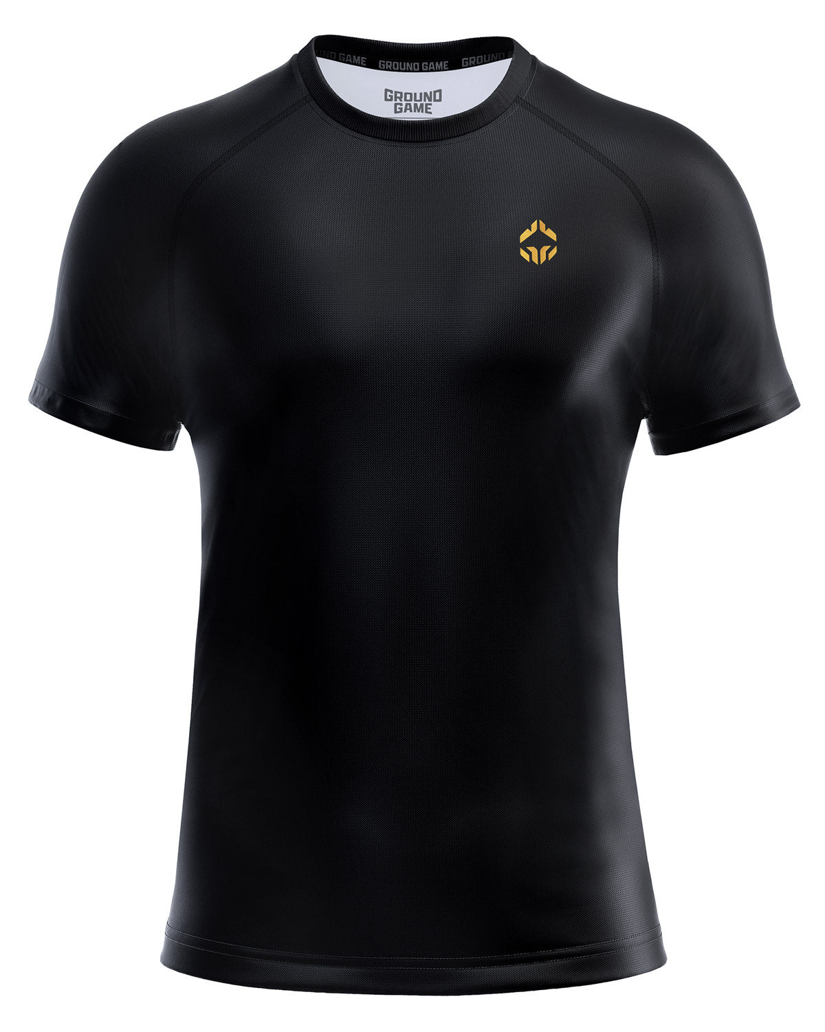 Rashguard Essential Gold s krátkým rukávem