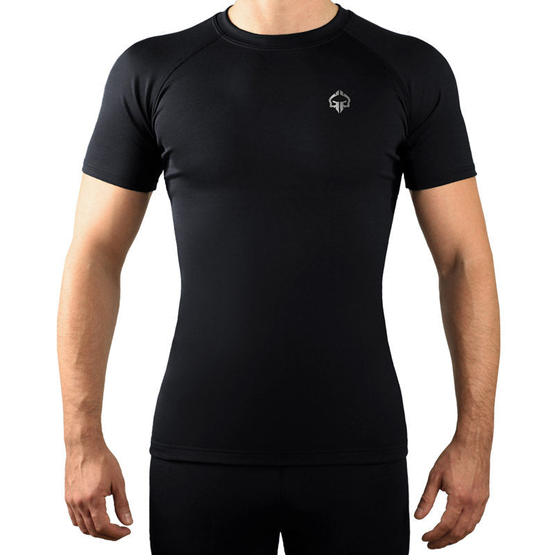 Rashguard Essential Platinum s krátkým rukávem