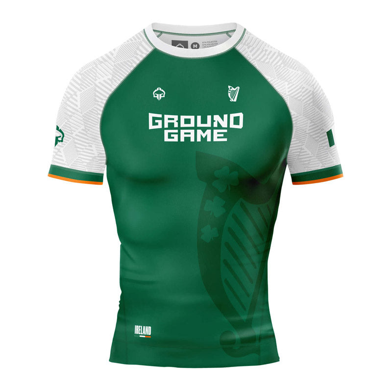 Rashguard Irsko s krátkým rukávem (zelený)