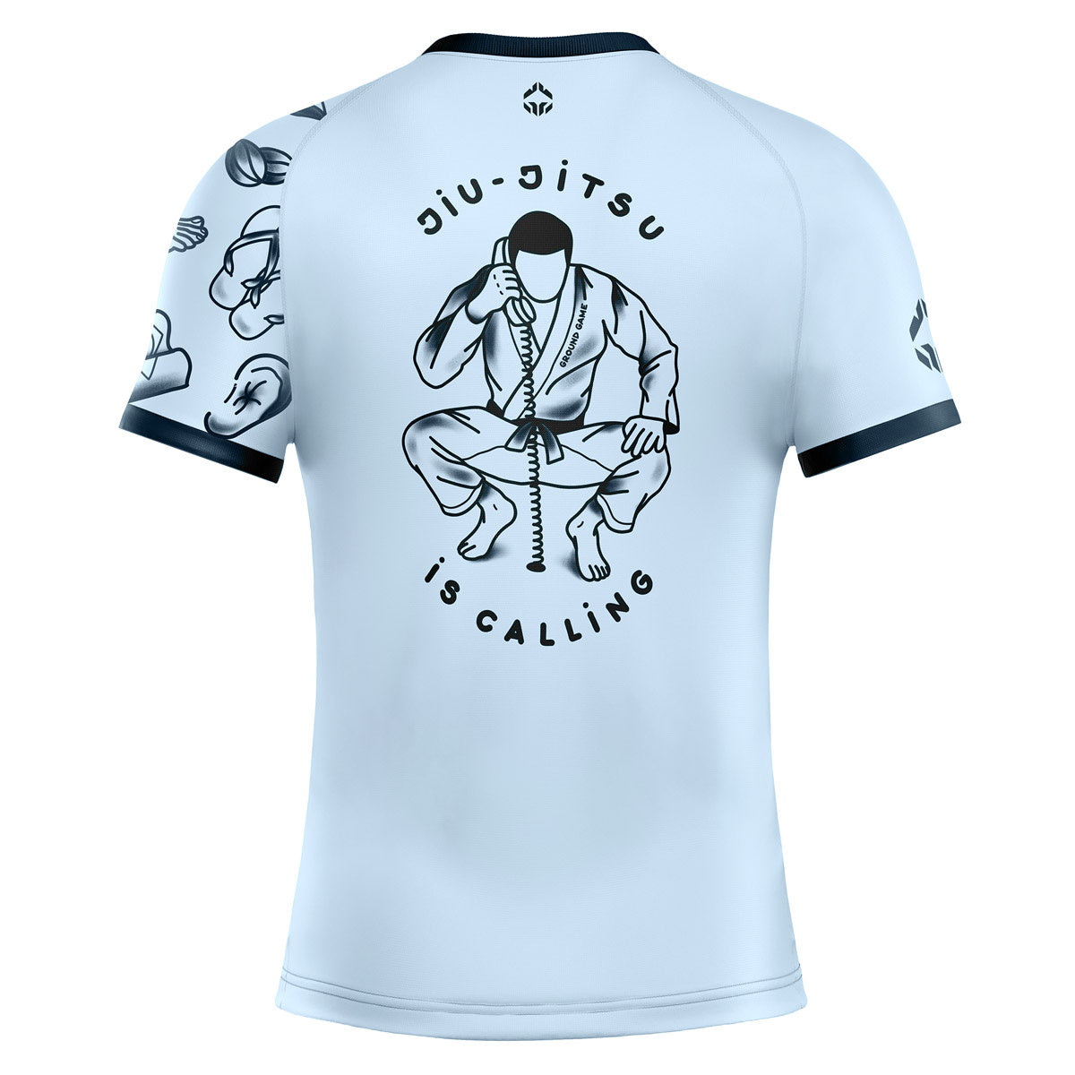 Rashguard Jiu-Jitsu is Calling x Noize s krátkým rukávem