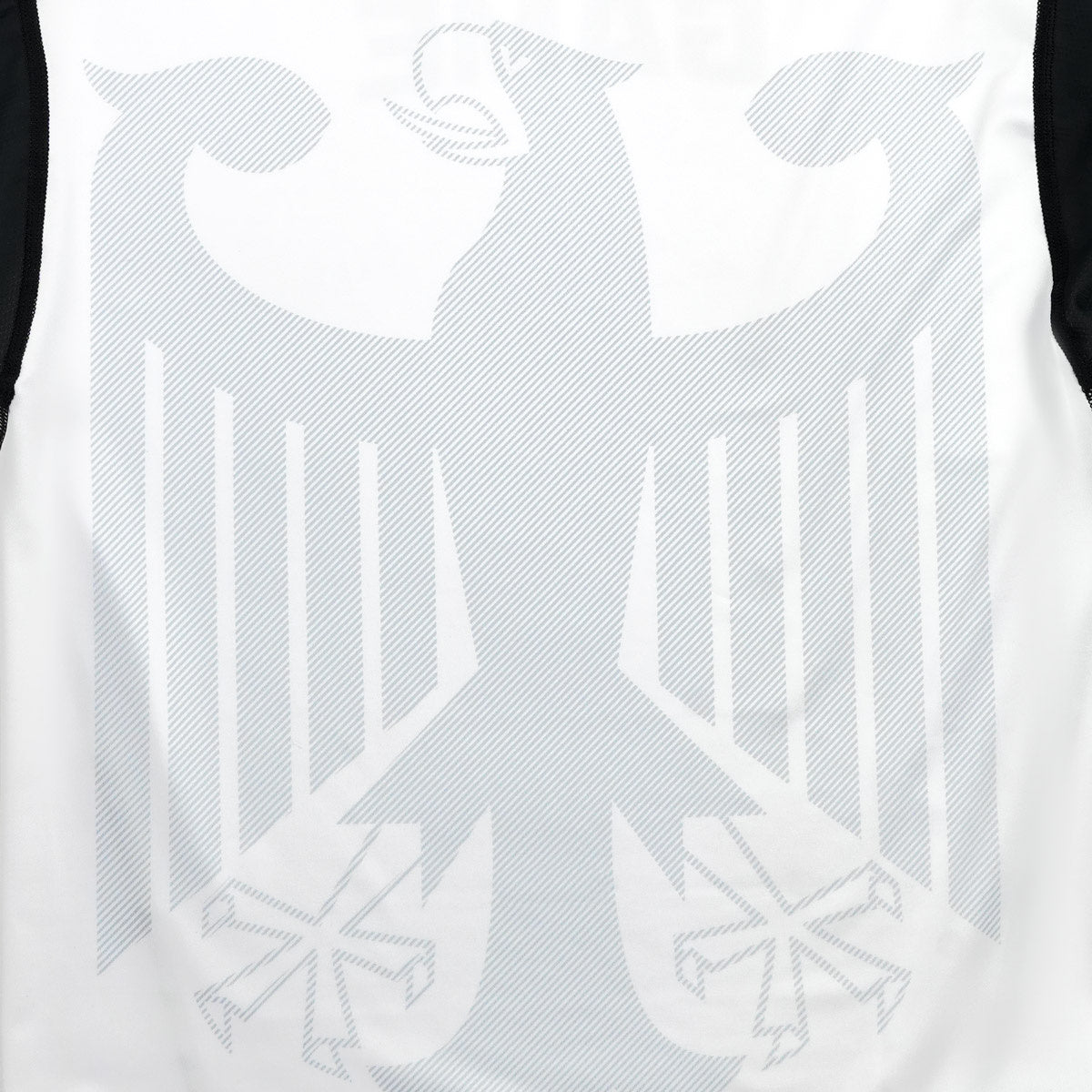 Rashguard Německo s krátkým rukávem (bílý)