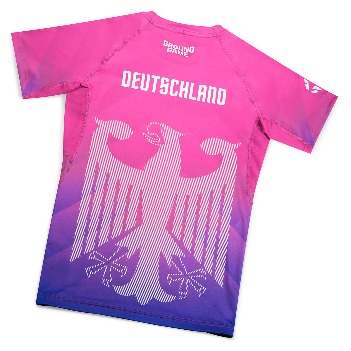 Rashguard Německo s krátkým rukávem (růžový)