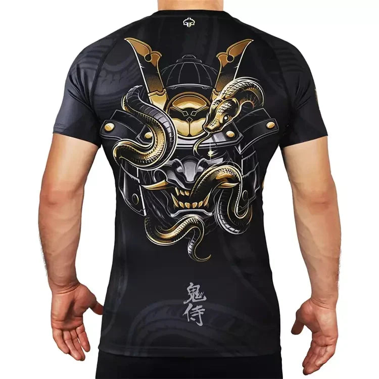 Rashguard Oni Samurai s krátkým rukávem