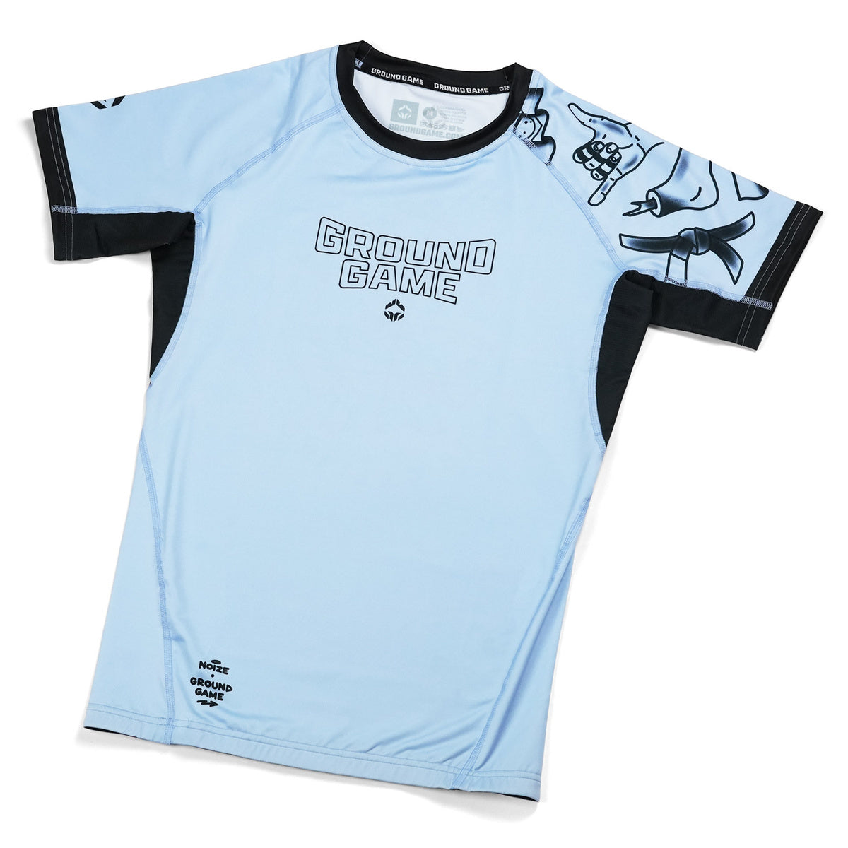 Dámský rashguard Jiu Jitsu is Calling x Noize s krátkým rukávem