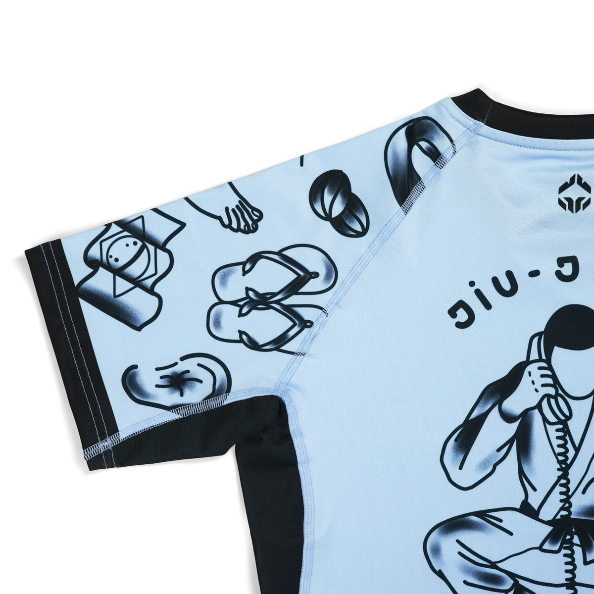 Dámský rashguard Jiu Jitsu is Calling x Noize s krátkým rukávem