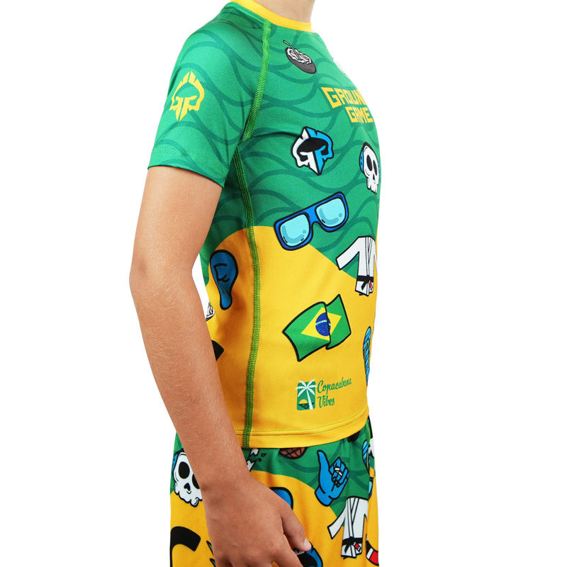 Dětský rashguard Copacabana s krátkým rukávem