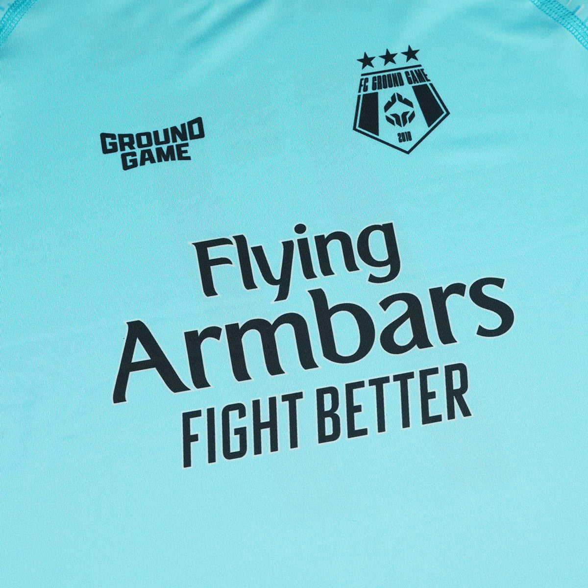 Dětský rashguard FC Armbar s krátkým rukávem (mátový)
