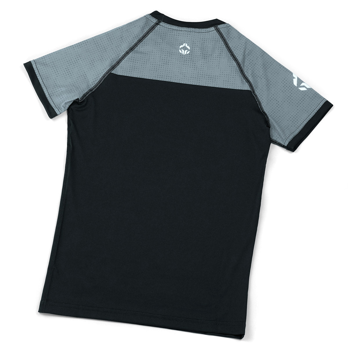 Dětský rashguard IBJJF Kids s krátkým rukávem (šedý)