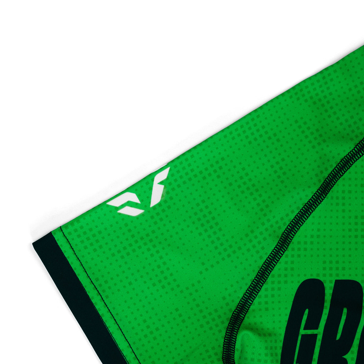 Dětský rashguard IBJJF Kids s krátkým rukávem (zelený)