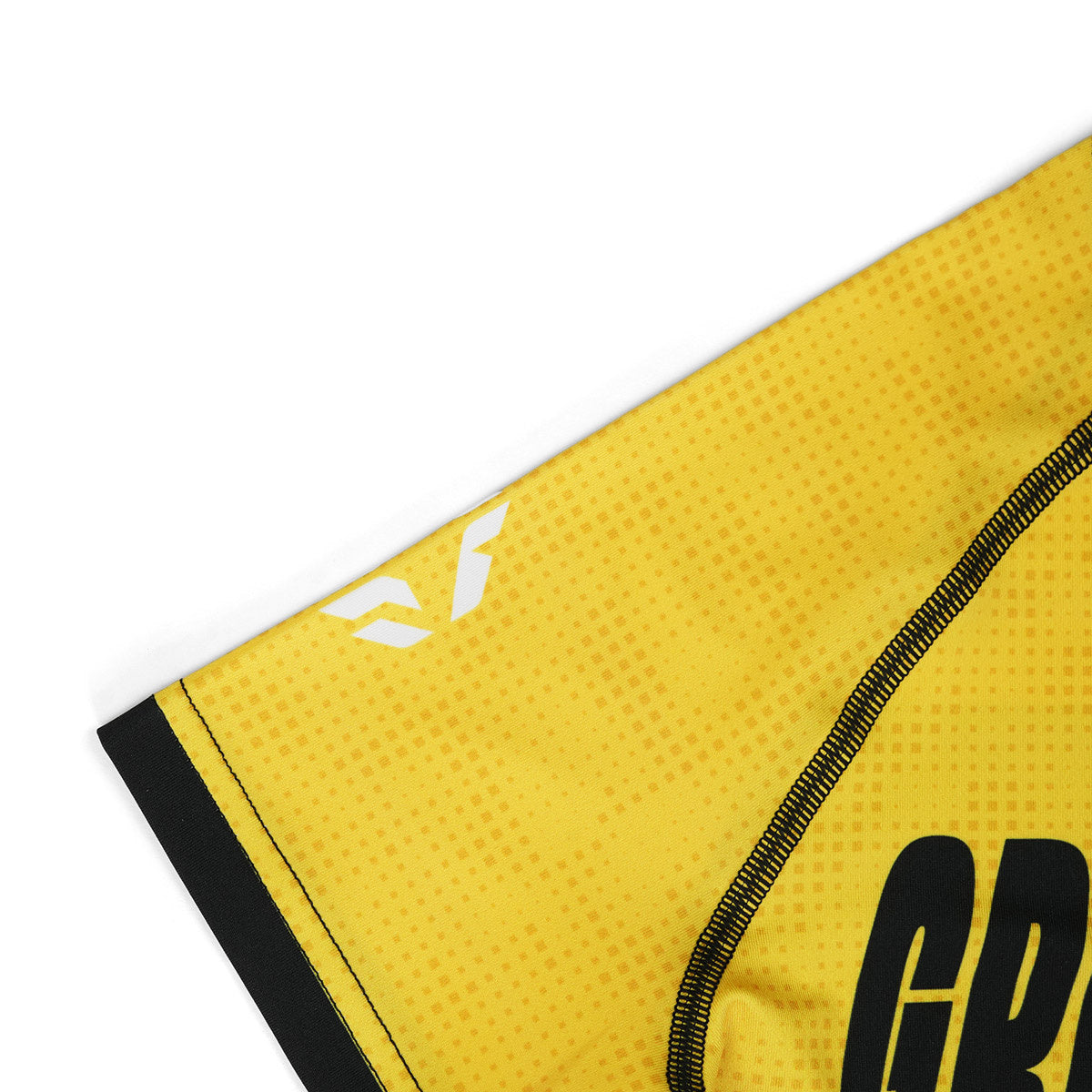 Dětský rashguard IBJJF Kids s krátkým rukávem (žlutý)