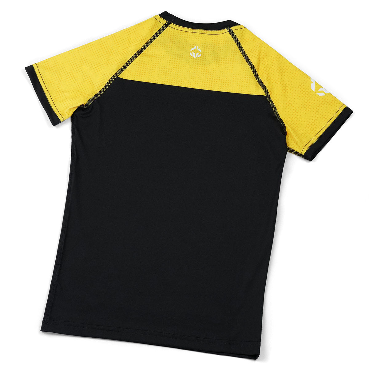 Dětský rashguard IBJJF Kids s krátkým rukávem (žlutý)