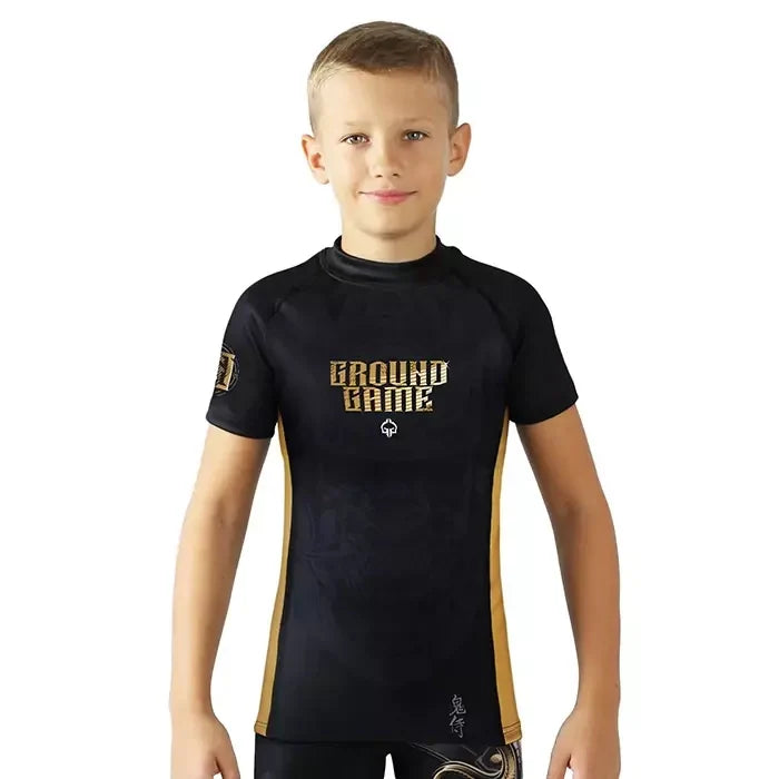 Dětský rashguard Oni Samurai s krátkým rukávem