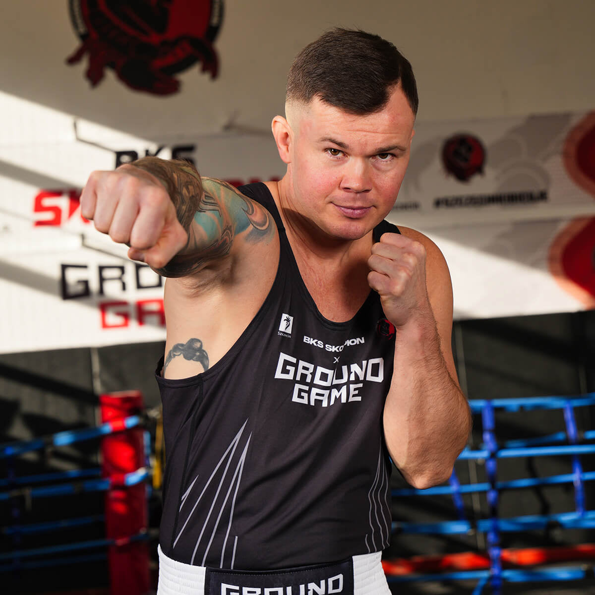 Boxerské tílko BKS Skorpion (černé)