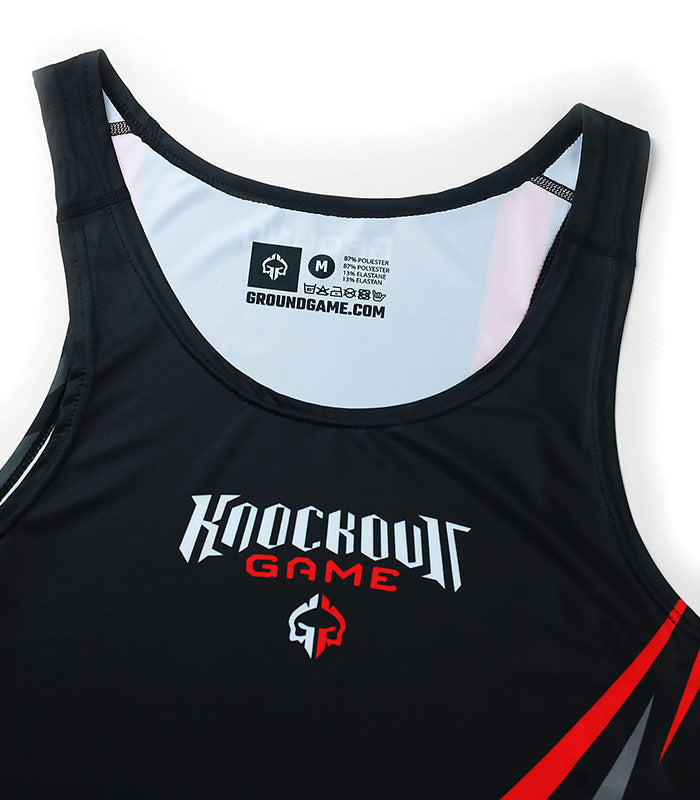Boxerské tílko Knockout Game (černé)