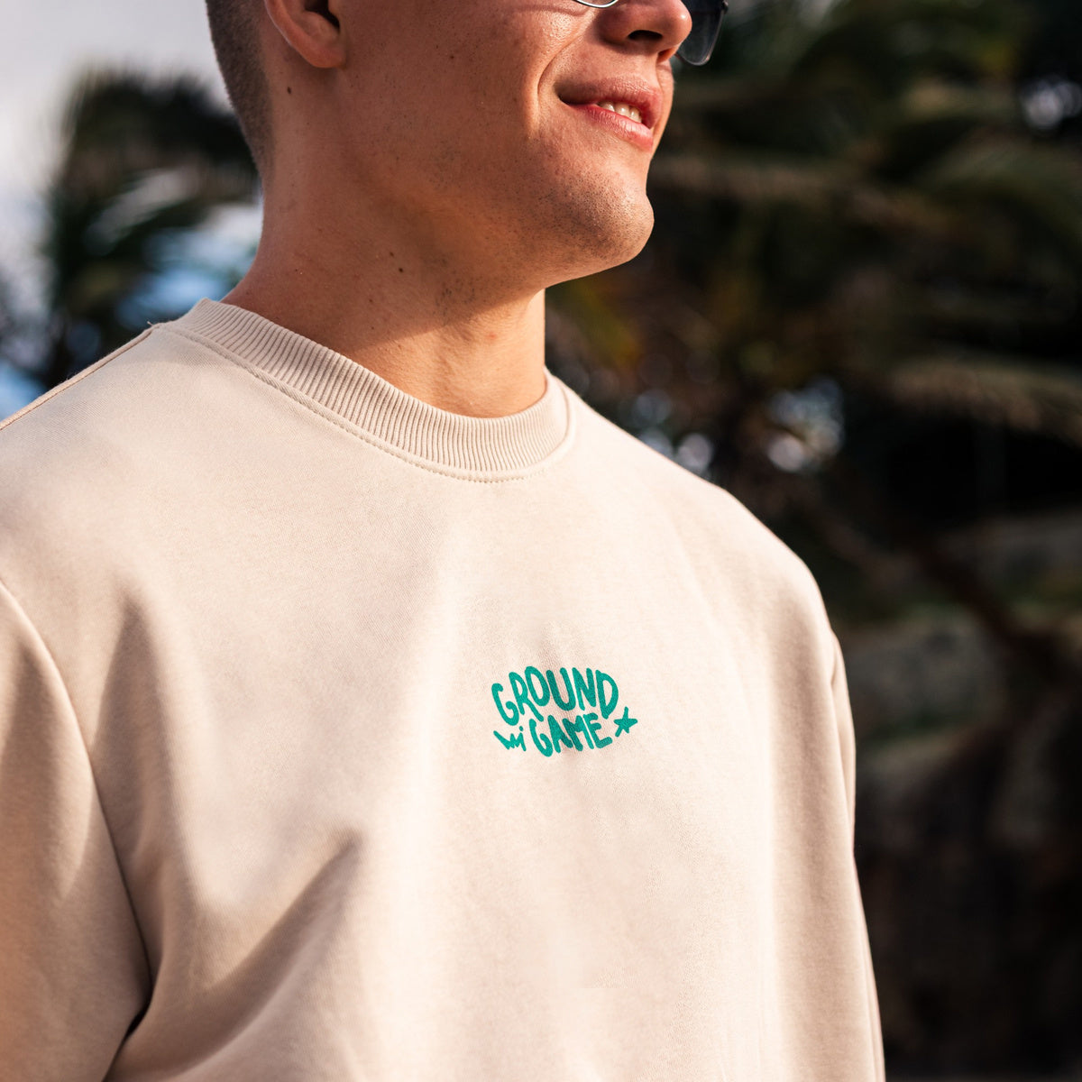 Mikina Crewneck Fukutsu (béžová)