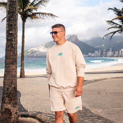 Mikina Crewneck Fukutsu (béžová)