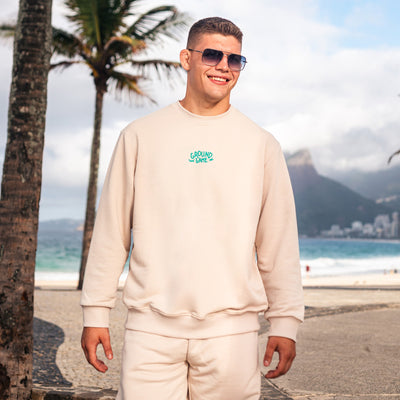 Mikina Crewneck Fukutsu (béžová)