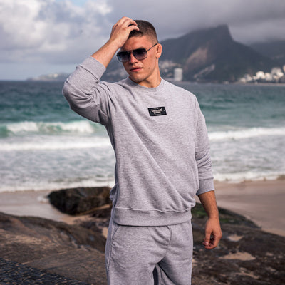 Mikina Crewneck Essential (Melanž)