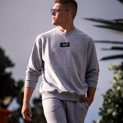 Mikina Crewneck Essential (Melanž)