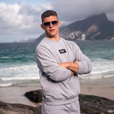 Mikina Crewneck Essential (Melanž)