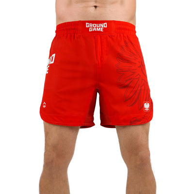 Lehké MMA Šortky Fukutsu Polsko 3.0 (Červený)