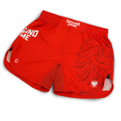 Lehké MMA Šortky Fukutsu Polsko 3.0 (Červený)