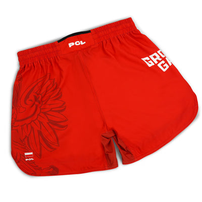 Lehké MMA Šortky Fukutsu Polsko 3.0 (Červený)
