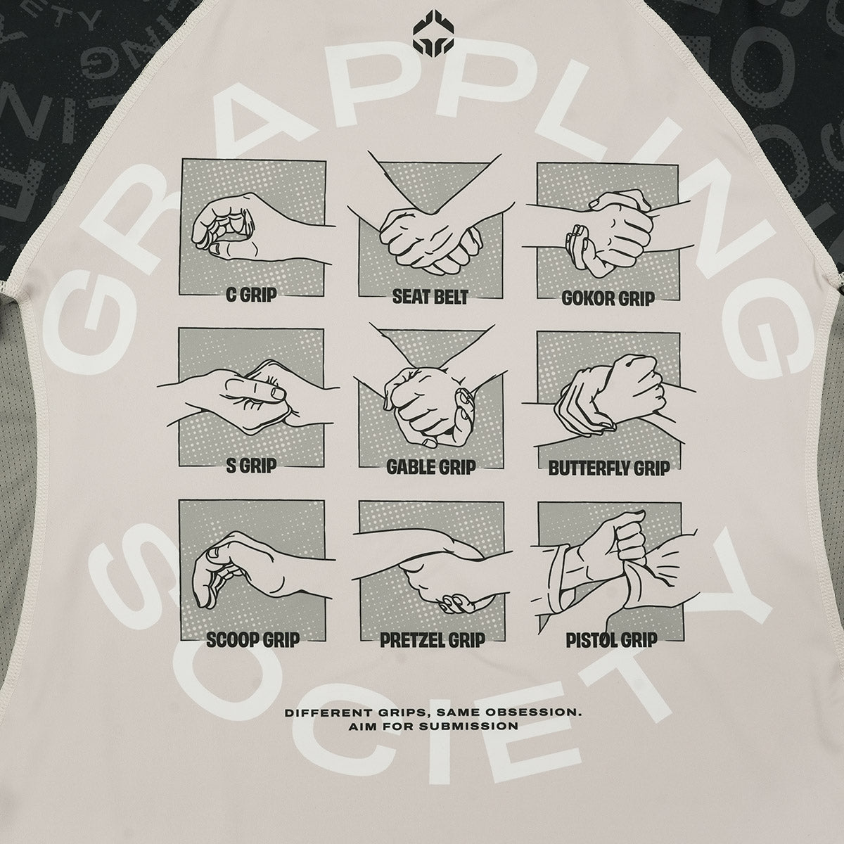 Rashguard Grappling Society s krátkým rukávem