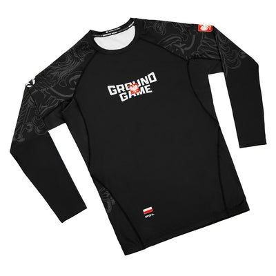 Rashguard Polsko 3.0 dlouhý rukáv (Černá)