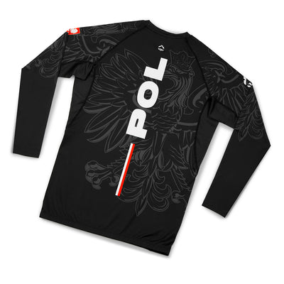 Rashguard Polsko 3.0 dlouhý rukáv (Černá)