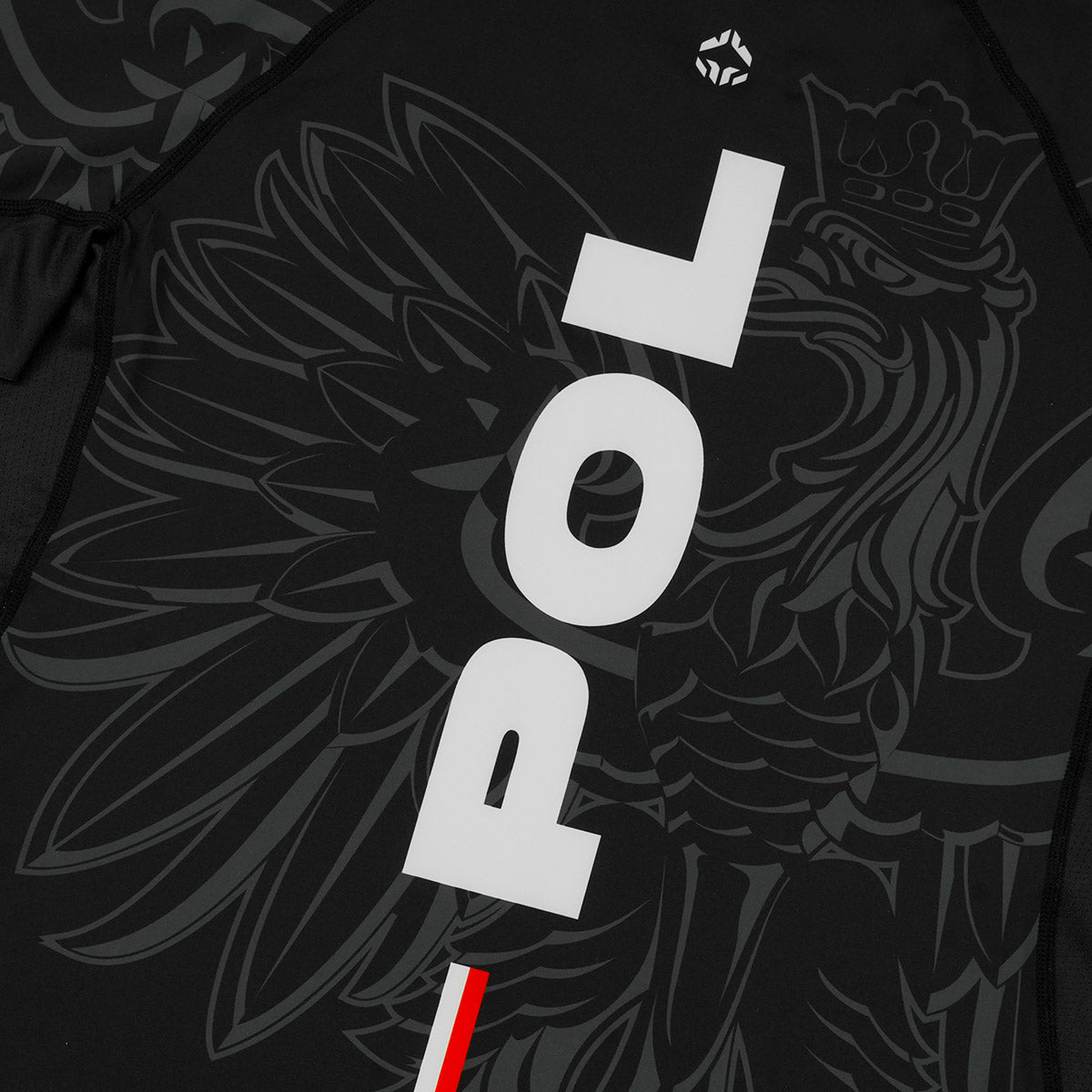 Rashguard Polsko 3.0 dlouhý rukáv (Černá)