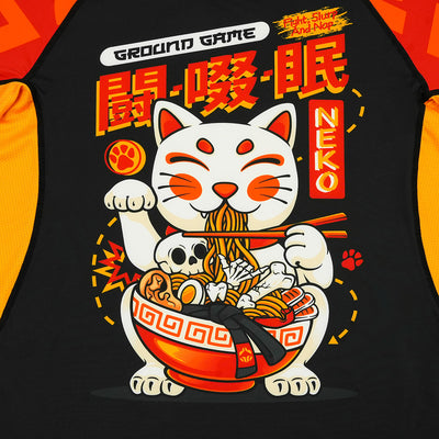 Rashguard Ramen Cat s krátkým rukávem