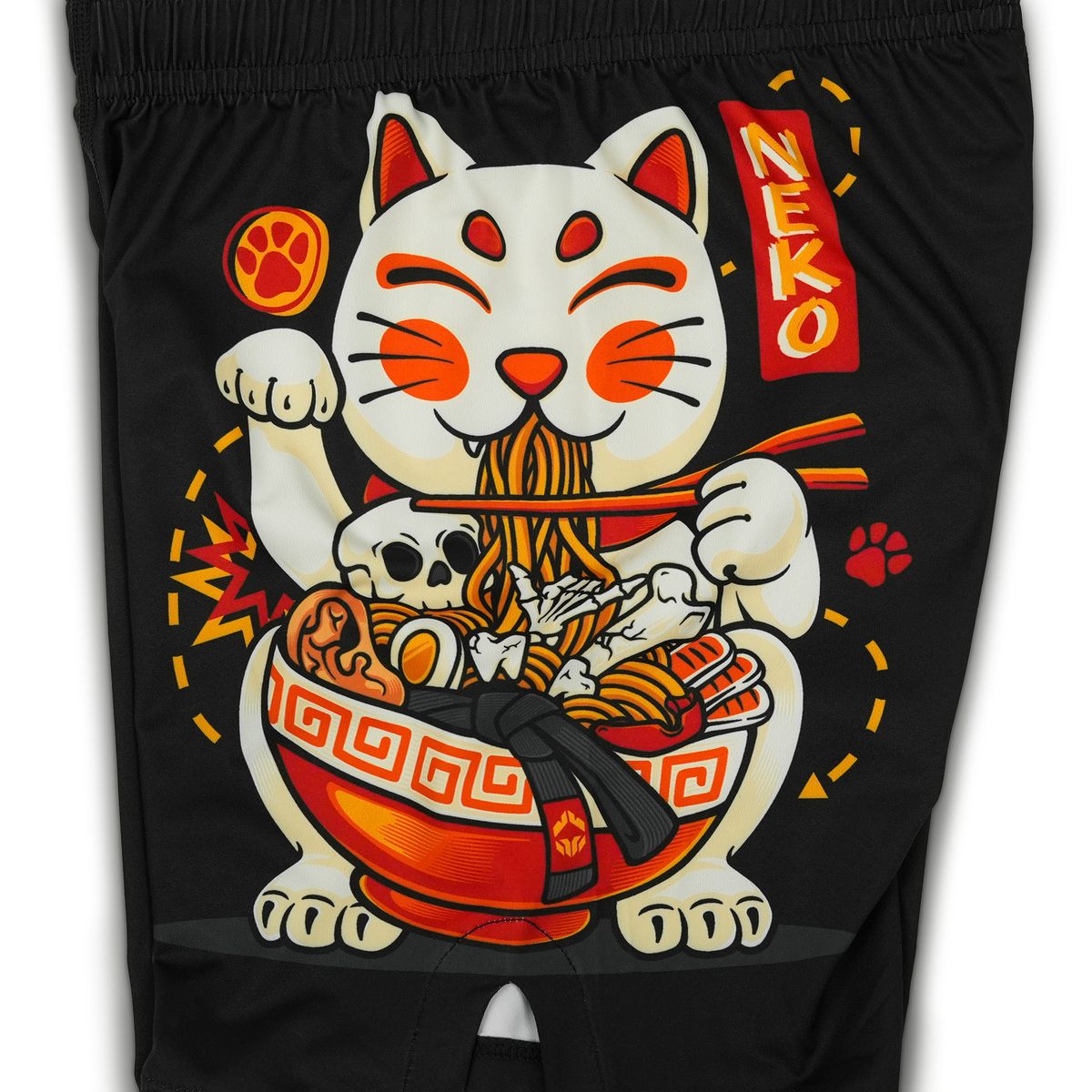 Dětské tréninkové šortky Ramen Cat