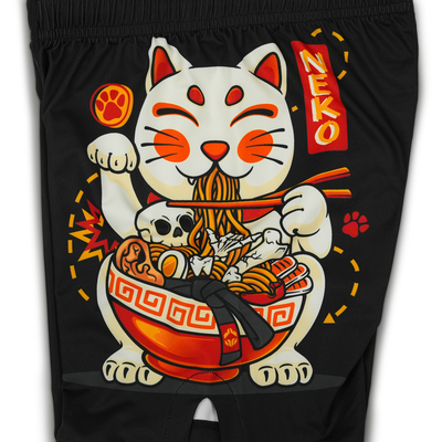 Dětské tréninkové šortky Ramen Cat