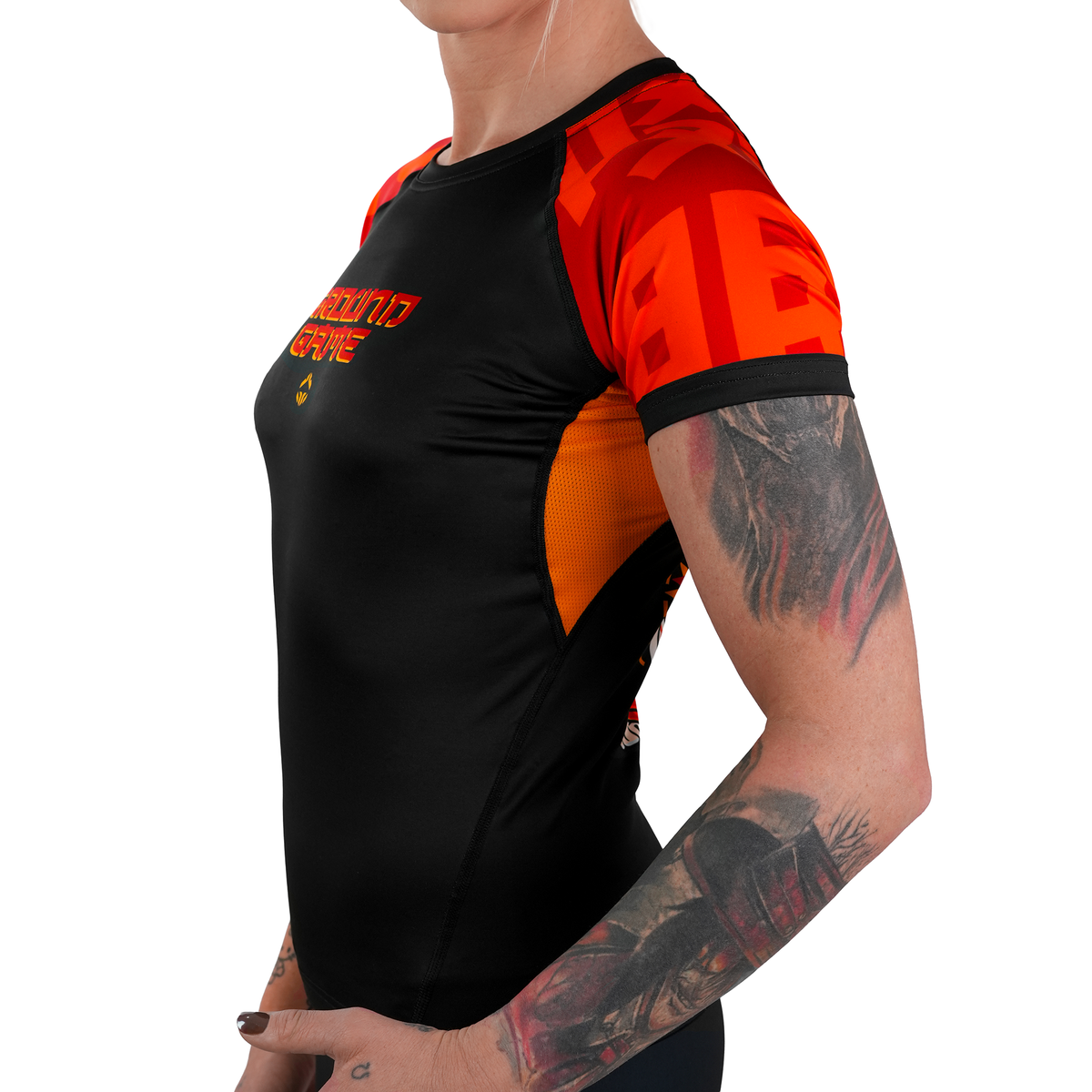 Dámský rashguard Ramen Cat s krátkým rukávem