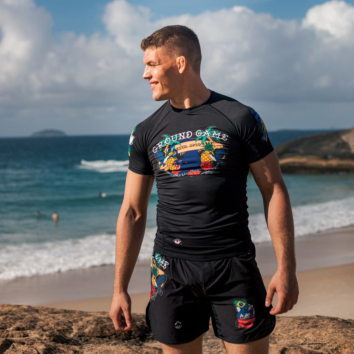 Rashguard Injury Collector s krátkým rukávem
