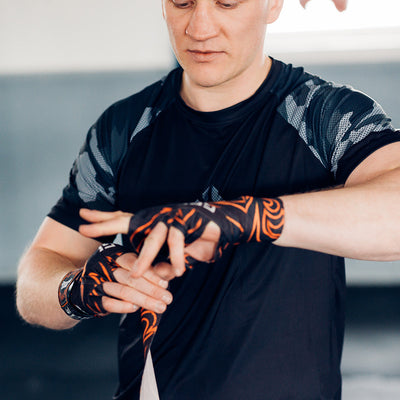 Boxerské bandáže / omotávky 4 m Flames