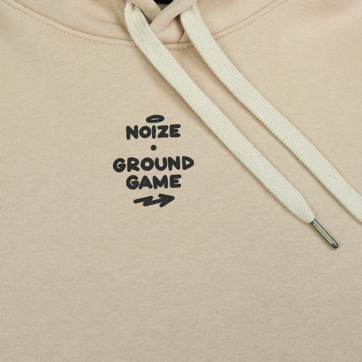 Mikina s kapucí Jiu-Jitsu is Calling x Noize (béžová)