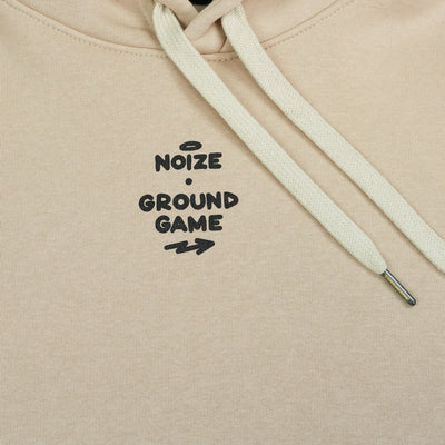 Mikina s kapucí Jiu-Jitsu is Calling x Noize (béžová)